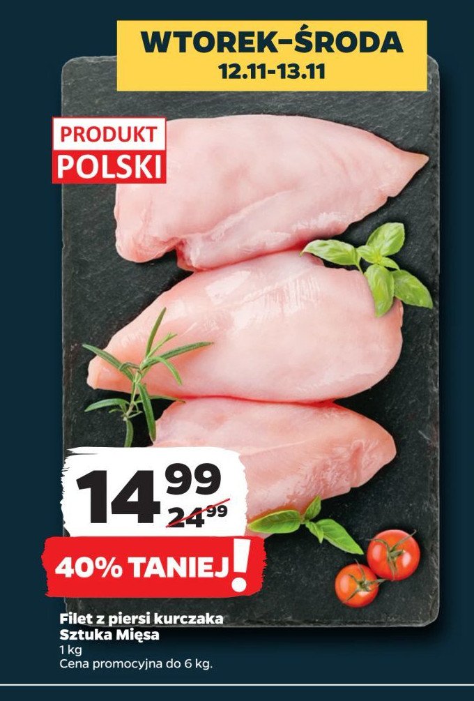 Filet z piersi kurczaka SZTUKA MIĘSA promocja