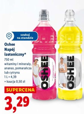 Napój izotoniczny Oshee promocja w Lidl