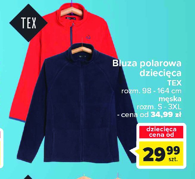 Bluza dziecięca polarowa 98-164 Tex promocja
