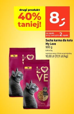 Sucha karma dla kota My Love promocja w Dealz