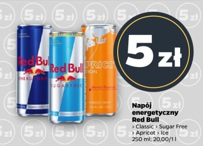 Napój energetyczny, różne rodzaje promocja w Netto