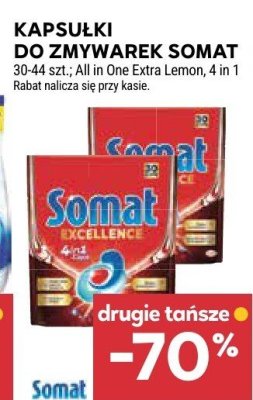 Kapsułki do zmywarek Somat promocja w Stokrotka