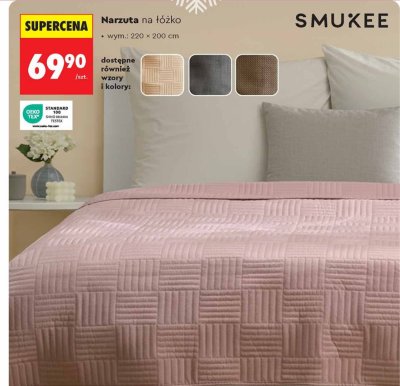 Narzuta na łóżko różne wzory i kolory 220x200 cm promocja w Biedronka