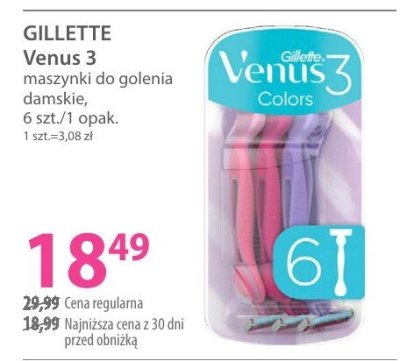 Maszynki do golenia Venus damskie promocja w Hebe