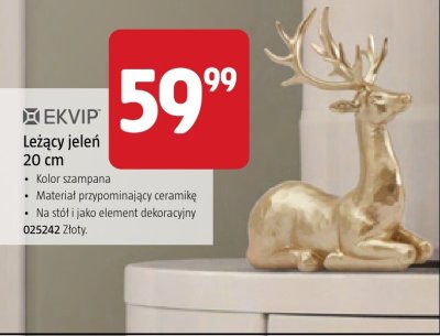 Leżący jeleń 20 cm EKVIP promocja w Jula