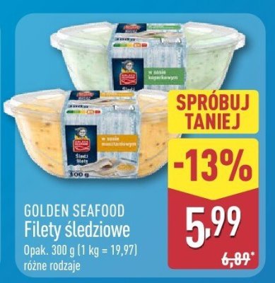 Filety śledziowe różne rodzaje promocja w Aldi