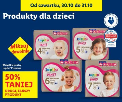 Pieluszki pantsy Lupilu Premium promocja w Lidl
