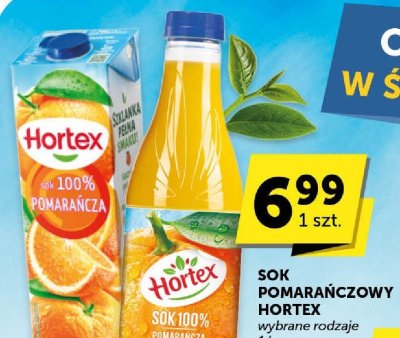 Sok pomarańczowy Hortex wybrane rodzaje promocja w Groszek