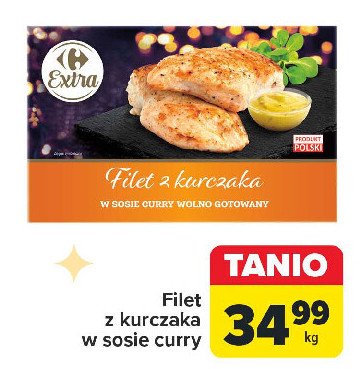 Filet z kurczaka w sosie curry Carrefour extra promocja w Carrefour