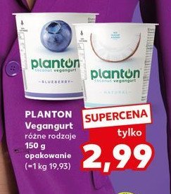 Vegangurt na bazie nerkowców naturalny Planton (żywność) promocja