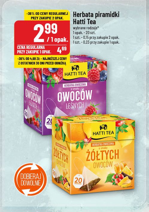 Herbata owoce leśne Hatti tea promocja