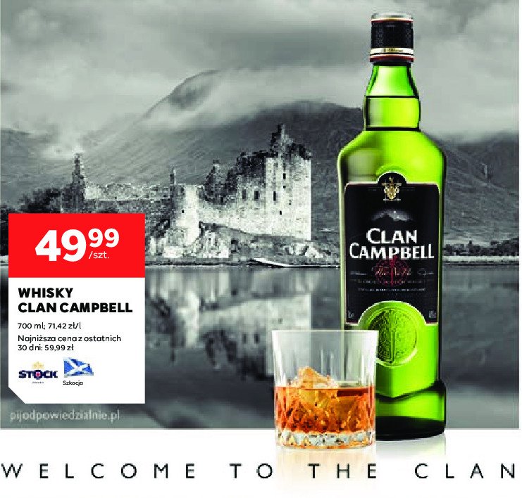 Whisky Clan campbell promocja