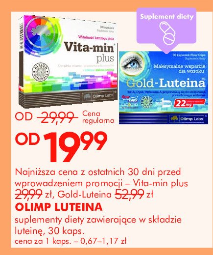 Witaminy Olimp sport nutrition vita-min plus promocja