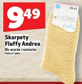 Skarpety Fluffy Andrea promocja w TOPAZ