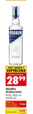 Wódka 0,5 l promocja w Biedronka