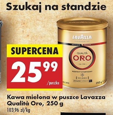 Kawa - puszka Lavazza qualita oro promocja