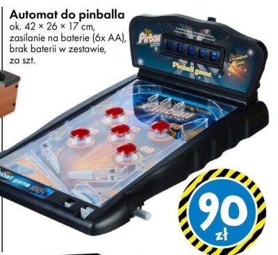 Automat do pinballa promocja w Tedi