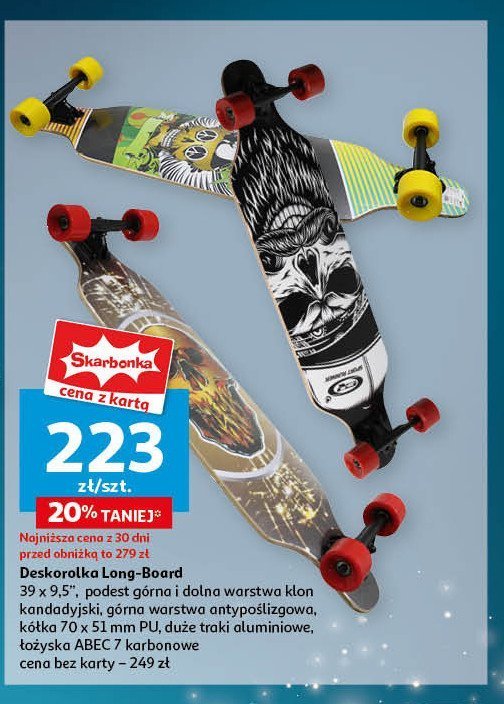 Deskorolka longboard promocja