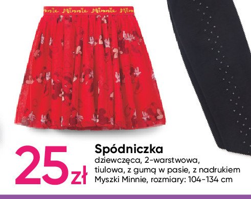 Sp贸dniczka dziewcz臋ca tiulowa minnie 104-134 promocja