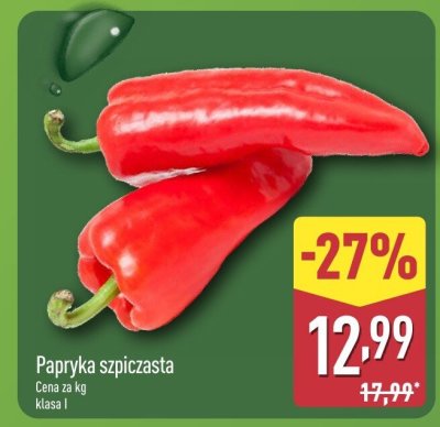 Papryka szpiczasta Aldi promocja w Aldi