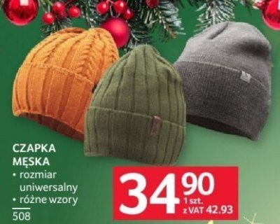 Czapka męska promocja w Selgros