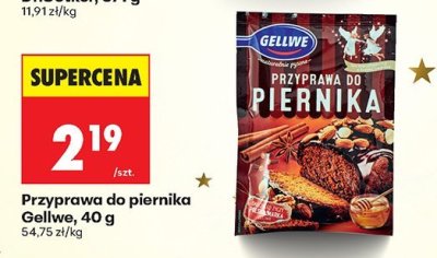 Przyprawa do piernika Gellwe promocja w Biedronka