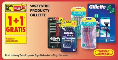 Produkty Gillette promocja w Biedronka