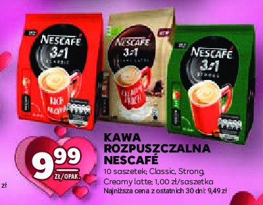 Kawa Nescafe 3in1 strong promocja