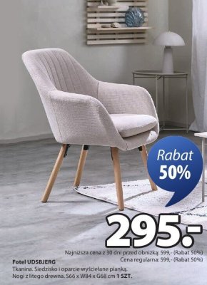 Fotel UDSBJERG promocja w Jysk