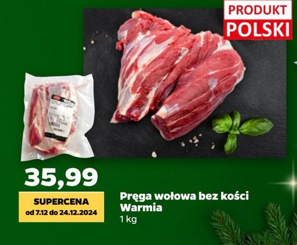 Pręga wołowa Warmia promocja w Netto