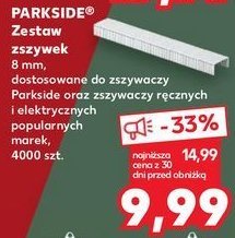 Zestaw zszywek Parkside promocja