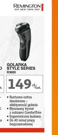 Golarka r3600 style series Remington promocja