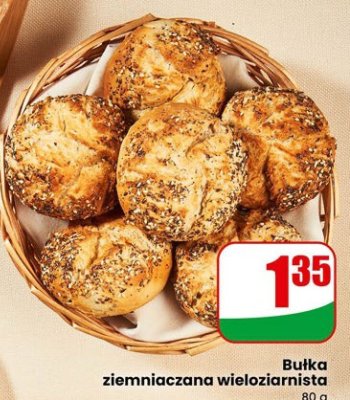 Bułka ziemniaczana wieloziarnista promocja w Dino