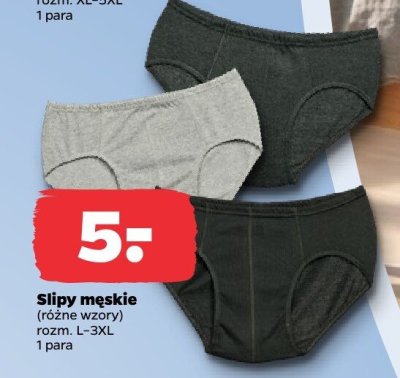 Slipy męskie promocja w Netto
