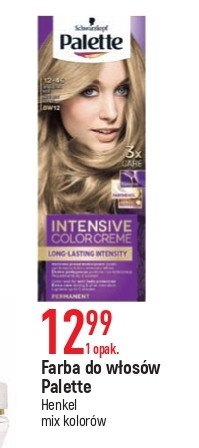Farba do w艂os贸w jasny blond nude bw12 Palette intensive color creme promocja