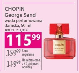 Woda perfumowana Chopin george sand promocja