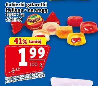 Cukierki galaretki Hellana na wagę Goplana różne rodzaje promocja w Prim Market