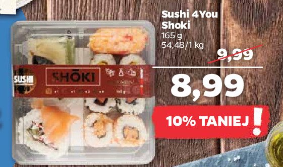 Sushi shoki Sushi 4you promocja