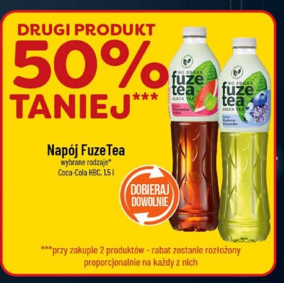 Napój FuzeTea różne rodzaje Coca-Cola HBC promocja w POLOmarket