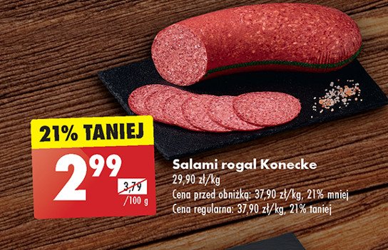 Salami rogal Konecke promocja