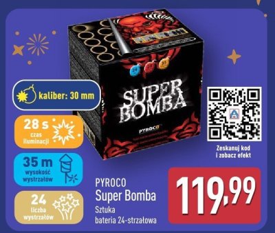 Fajerwerki PYROCO Super Bomba promocja w Aldi