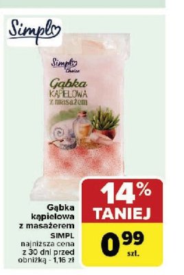 G膮bka do k膮pieli i masa偶u Simpl promocja