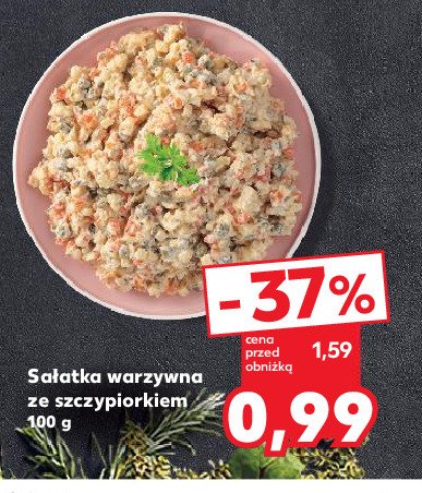 Sałatka warzywna ze szczypiorkiem promocja