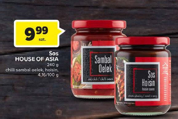 Sos chilli sambal oelek House of asia promocja