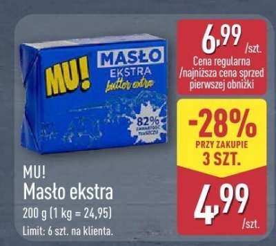 Masło ekstra promocja w Aldi