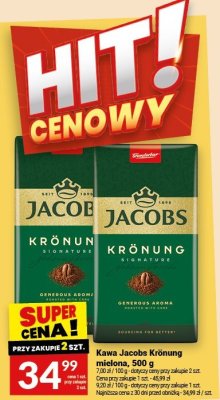 Kawa Jacobs Krönung mielona, 500 g promocja w Twój Market