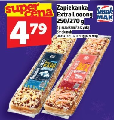 Zapiekanka Extra Long Smakmak 250/270g promocja w TOPAZ
