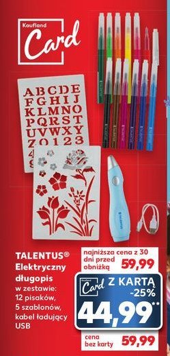 Elektryczny d艂ugopis Talentus promocja