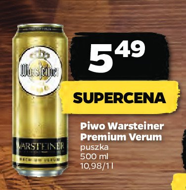 Piwo Warsteiner premium promocja