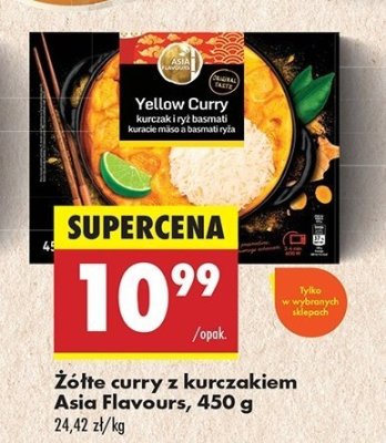 Yellow curry z kurczakiem i ryżem Asia flavours promocja